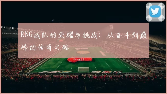 RNG战队的荣耀与挑战：从奋斗到巅峰的传奇之路
